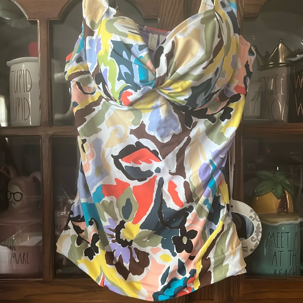 Anne Cole swimsuit top and bottom brand new top size 34 Dd bottom M